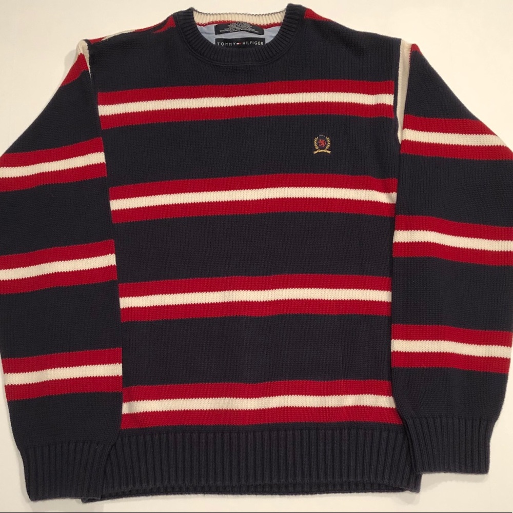Tommy Hilfiger Striped Crewneck Sweater
